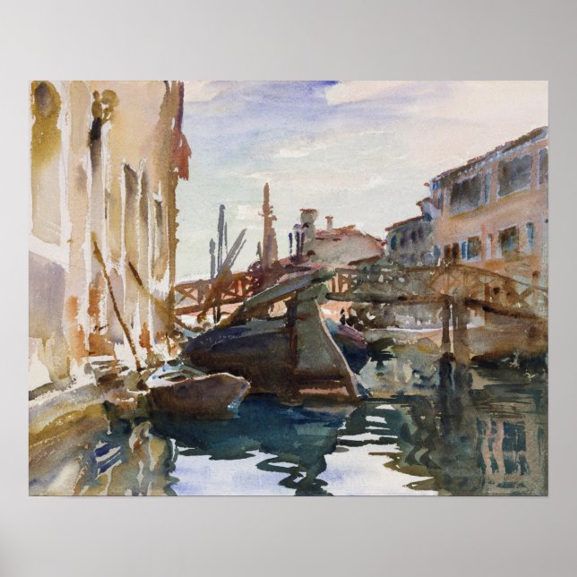 Giudecca (1913) by John Singer Sargent Poster (Front)