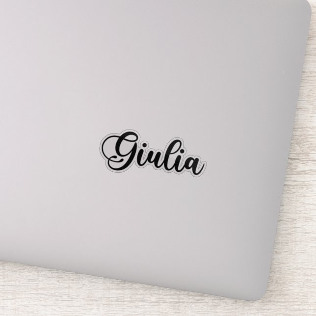 Giulia Name - Handwritten Calligraphy (Detail)