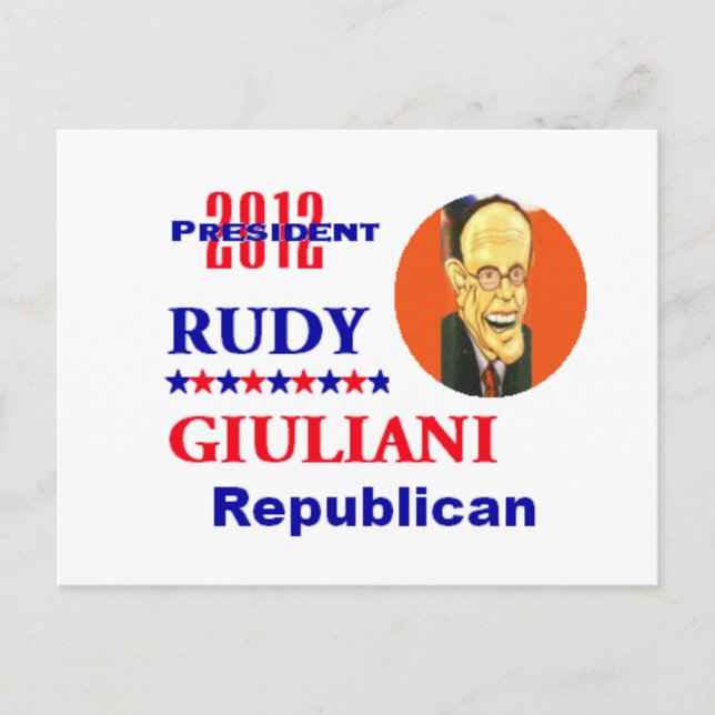 GIULIANI 2012 Postcard (Front)