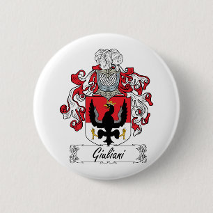 Giuliani Family Crest 6 Cm Round Badge