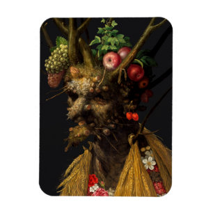 Giuseppe Arcimboldo - Four Seasons in One Head Magnet