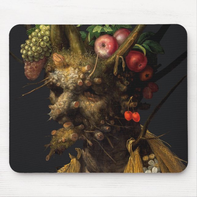 Giuseppe Arcimboldo - Four Seasons in One Head Mouse Pad (Front)