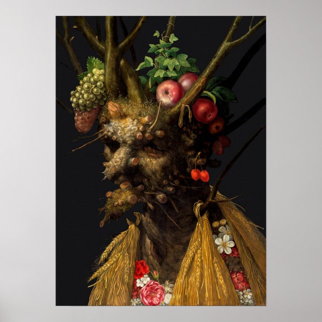 Giuseppe Arcimboldo - Four Seasons in One Head Poster (Front)