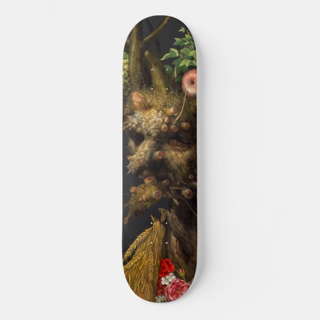 Giuseppe Arcimboldo - Four Seasons in One Head Skateboard (Front)