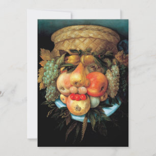 Giuseppe Arcimboldo - Fruit Basket Card