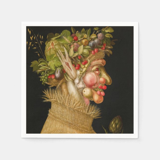Giuseppe Arcimboldo - Summer Napkin (Front)