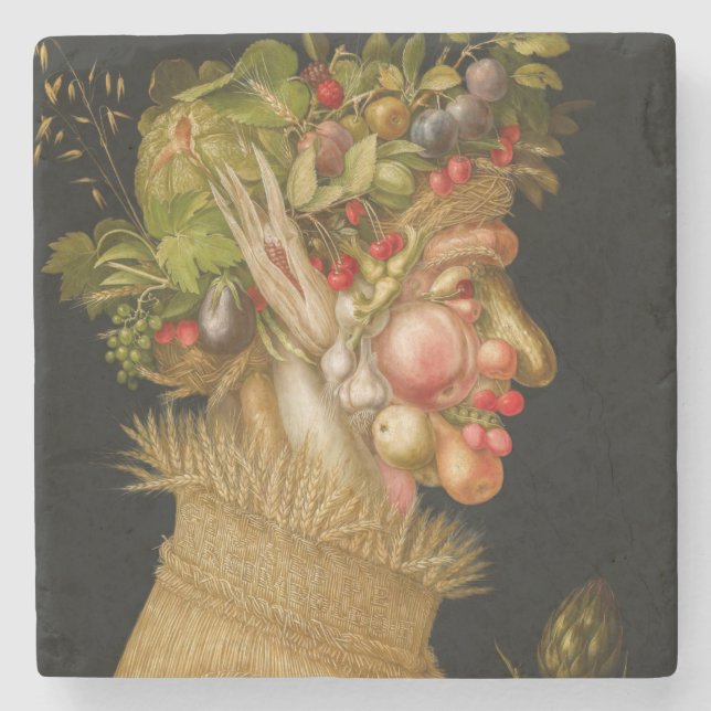 Giuseppe Arcimboldo - Summer Stone Coaster (Front)
