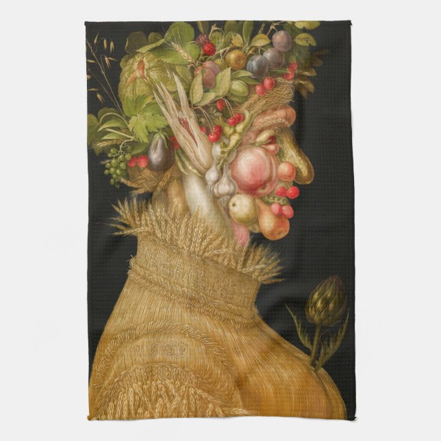 Giuseppe Arcimboldo - Summer Tea Towel (Vertical)