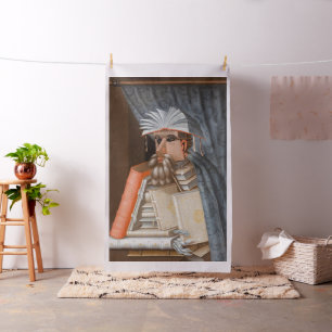 Giuseppe Arcimboldo - The Librarian Fabric