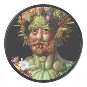 Giuseppe Arcimboldo - Vertumnus Hockey Puck