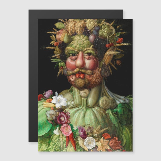 Giuseppe Arcimboldo - Vertumnus Magnetic Card (Front/Back)