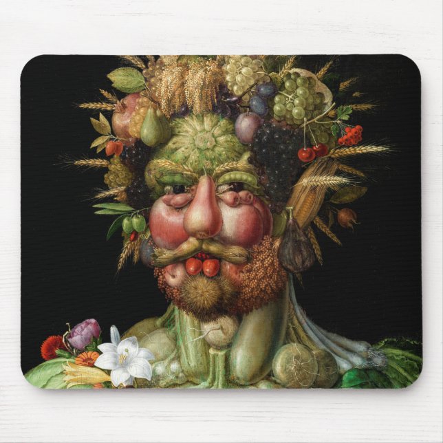 Giuseppe Arcimboldo - Vertumnus Mouse Pad (Front)