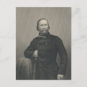 Giuseppe Garibaldi, engraved by D.J Pound Postcard