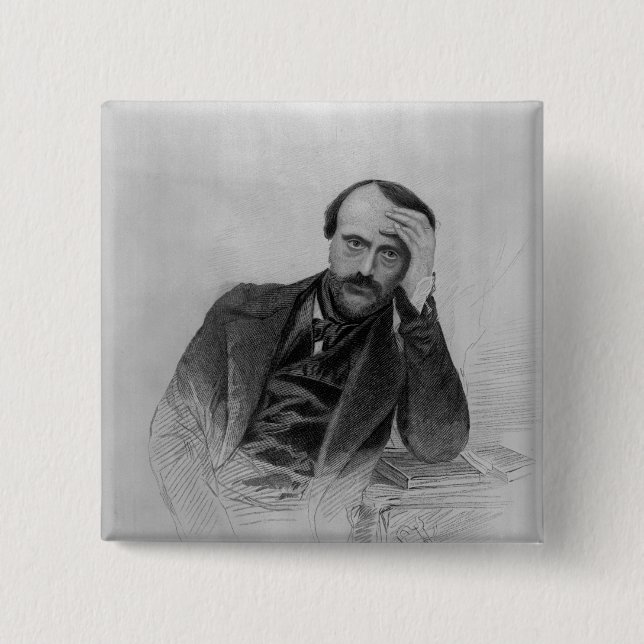 Giuseppe Mazzini 15 Cm Square Badge (Front)