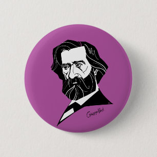Giuseppe Verdi 6 Cm Round Badge