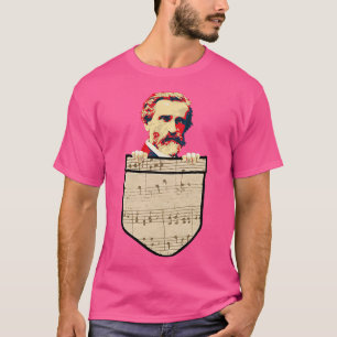 Giuseppe Verdi Classical Music Composer Retro In M T-Shirt
