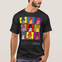 Giuseppe Verdi pop-art portrait poster