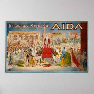 Giuseppe Verdi's Aida Poster