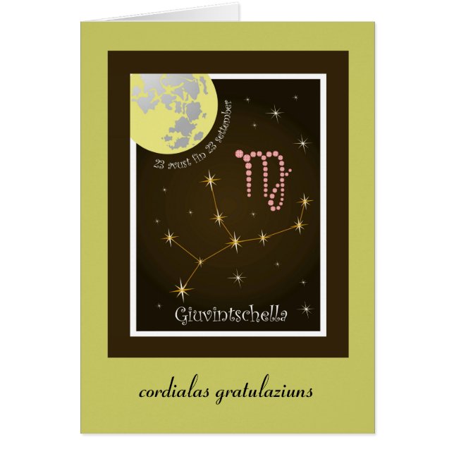 Giuvintschella 23 avust fin 23 settember Karte (Front)