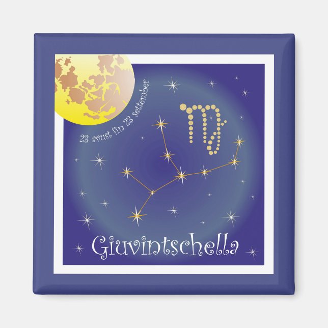 Giuvintschella 23 avust fin 23 settember Magnet (Front)