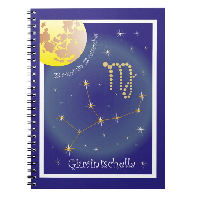 Giuvintschella 23 avust fin 23 settember Notizheft Spiral Notebook (Front)