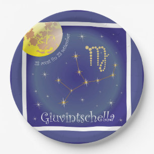 Giuvintschella 23 avust fin 23 settember / Teller Paper Plate