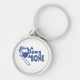 Give a Dawg a Bone Key Ring
