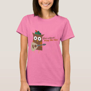 Give a hoot! Play the lute T-Shirt