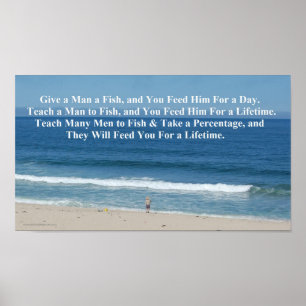 Give a Man a Fish Poster