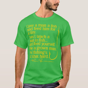 Give a Man a Fish Ron Swanson T-Shirt
