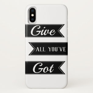 Give All You've Got Quote Black Flags Case-Mate iPhone Case