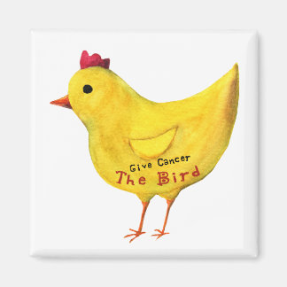 Give Cancer the Bird Magnet