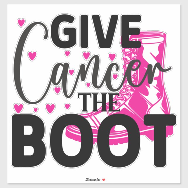 Give Cancer the Boot (Sheet)