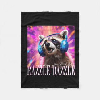 Give Em The Old Razzles Dazzles Retro Y2k 90s Meme Fleece Blanket