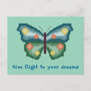 Give flight to your dreams! Butterfly Postcard