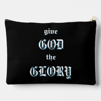 Give God The Glory Justified Hoodie Accessory Pouch