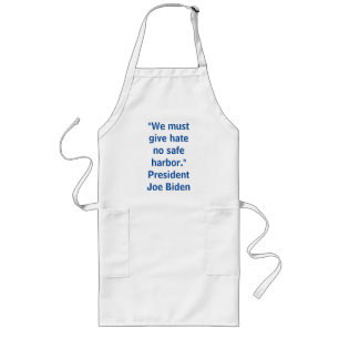 Give Hate No Safe Harbour - Joe Biden Men's Long Apron