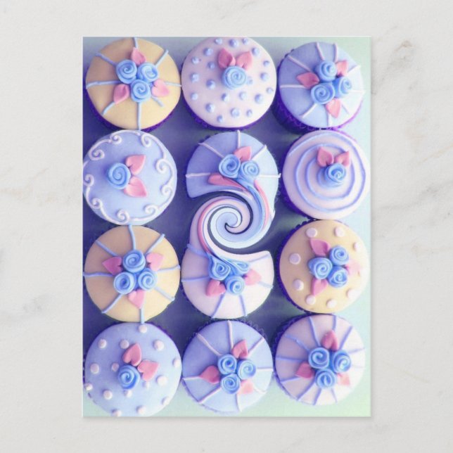 Give it a swirl Cupcakes Postcard (Front)