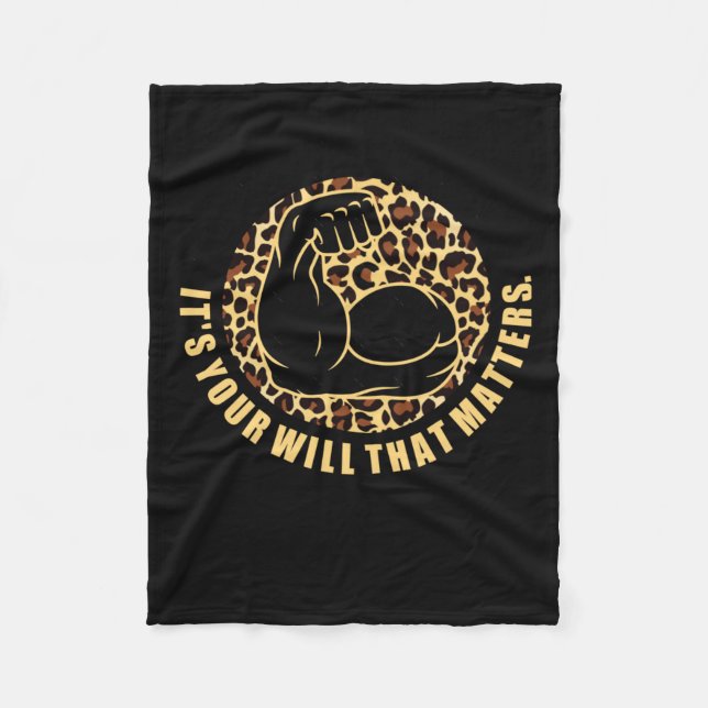 Give It Your Everything  Fleece Blanket (Front)