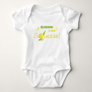 Give me a big squeeze lemon baby bodysuit