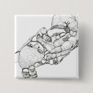 Give me a choice by giving me life 15 cm square badge