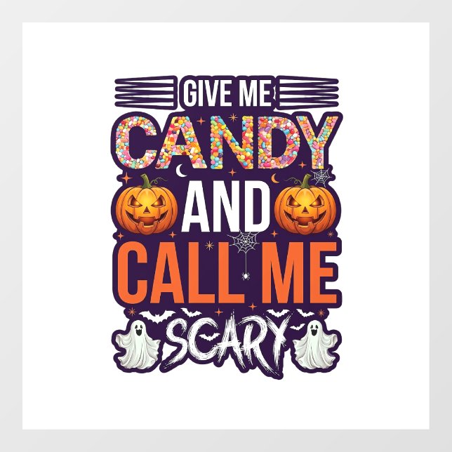 Give Me Candy Call Scary Halloween Ghost Pumpkin_1 (Sheet)