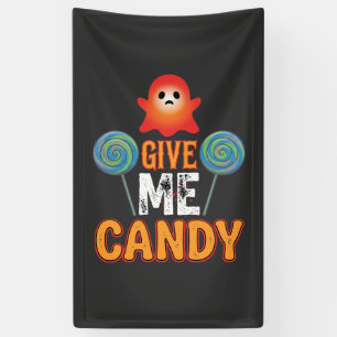 Give Me Candy Halloween Ghost_1 Banner