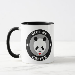 Give Me Coffee Panda Mug