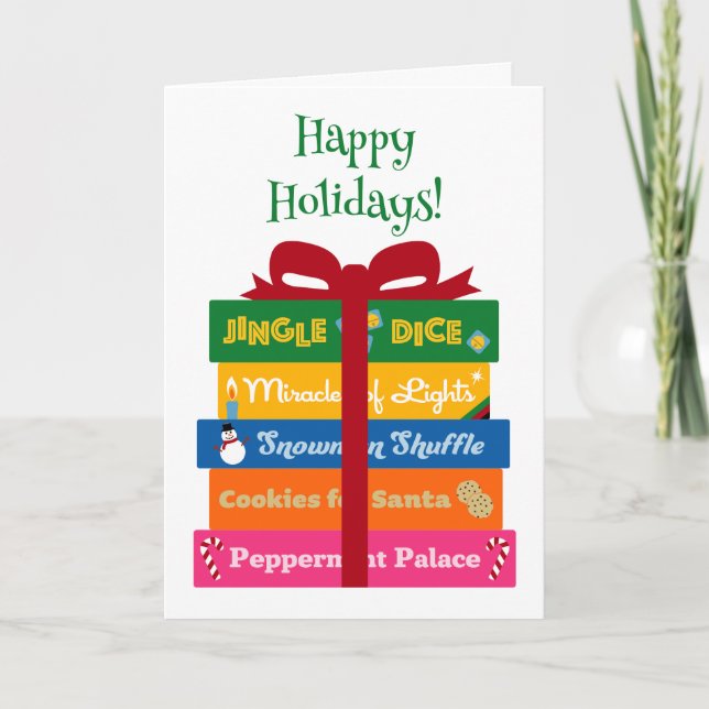 Give Me Games for the Holidays Card (Front)