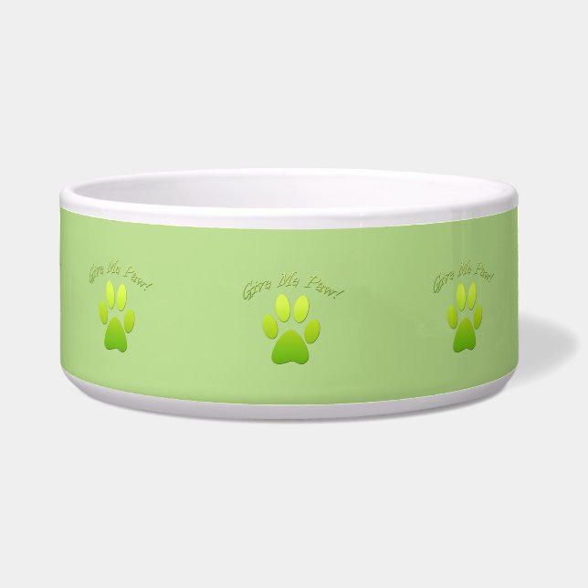 Give Me Paw - green (Front)