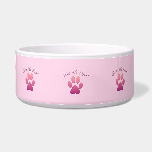 Give Me Paw - pink (Front)