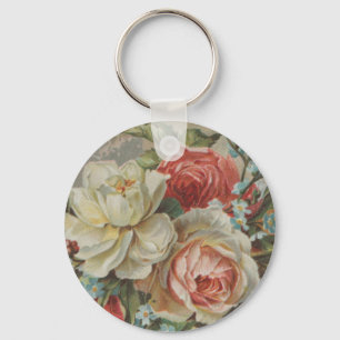 Give me thine heart Antique Cottagecore Valentine Key Ring