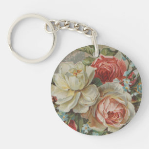 Give me thine heart Antique Cottagecore Valentine Key Ring