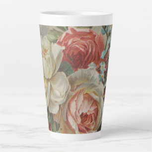 Give me thine heart Antique Cottagecore Valentine Latte Mug